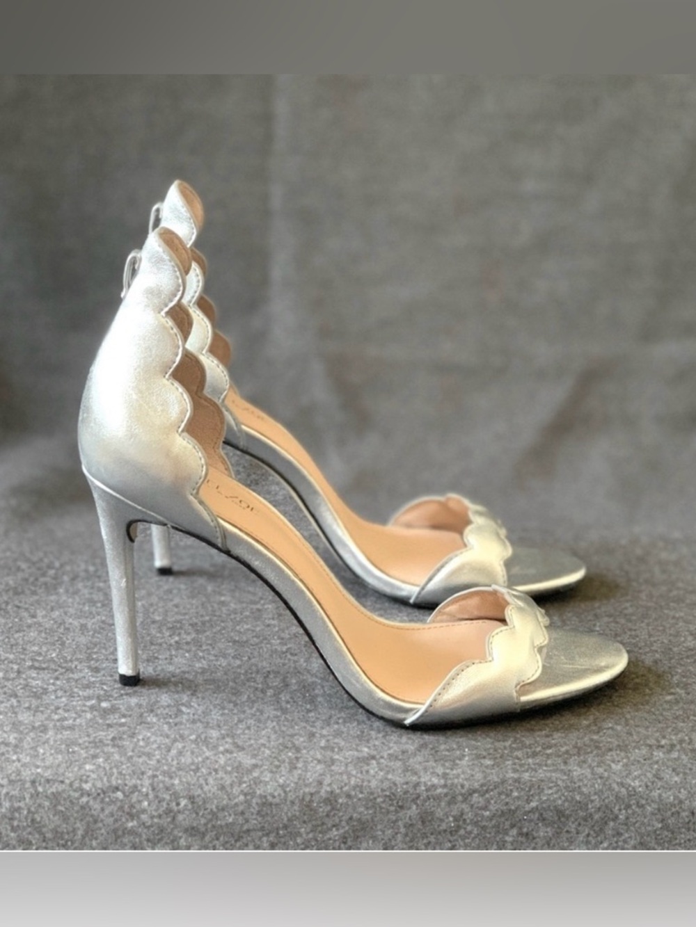 Rachel Zoe Ava Metallic Leather Heels